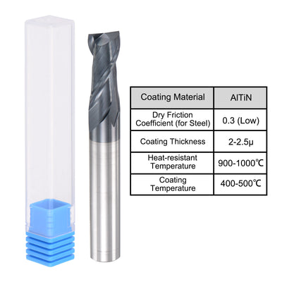 Harfington Carbide Coated Square End Mill Cutting