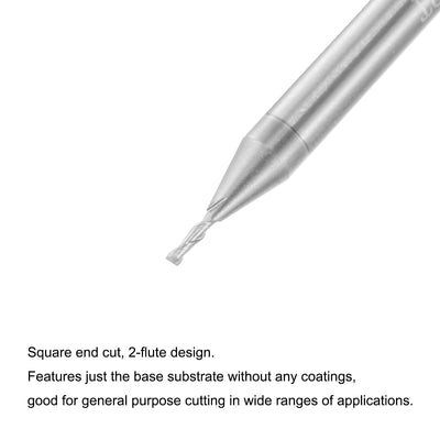 Harfington Carbide Square Nose End Mill for Aluminum