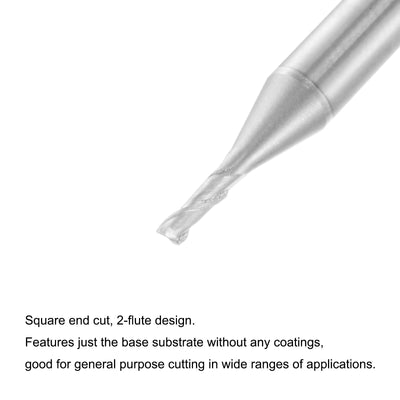 Harfington Carbide Square Nose End Mill for Aluminum