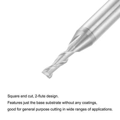 Harfington Carbide Square Nose End Mill for Aluminum