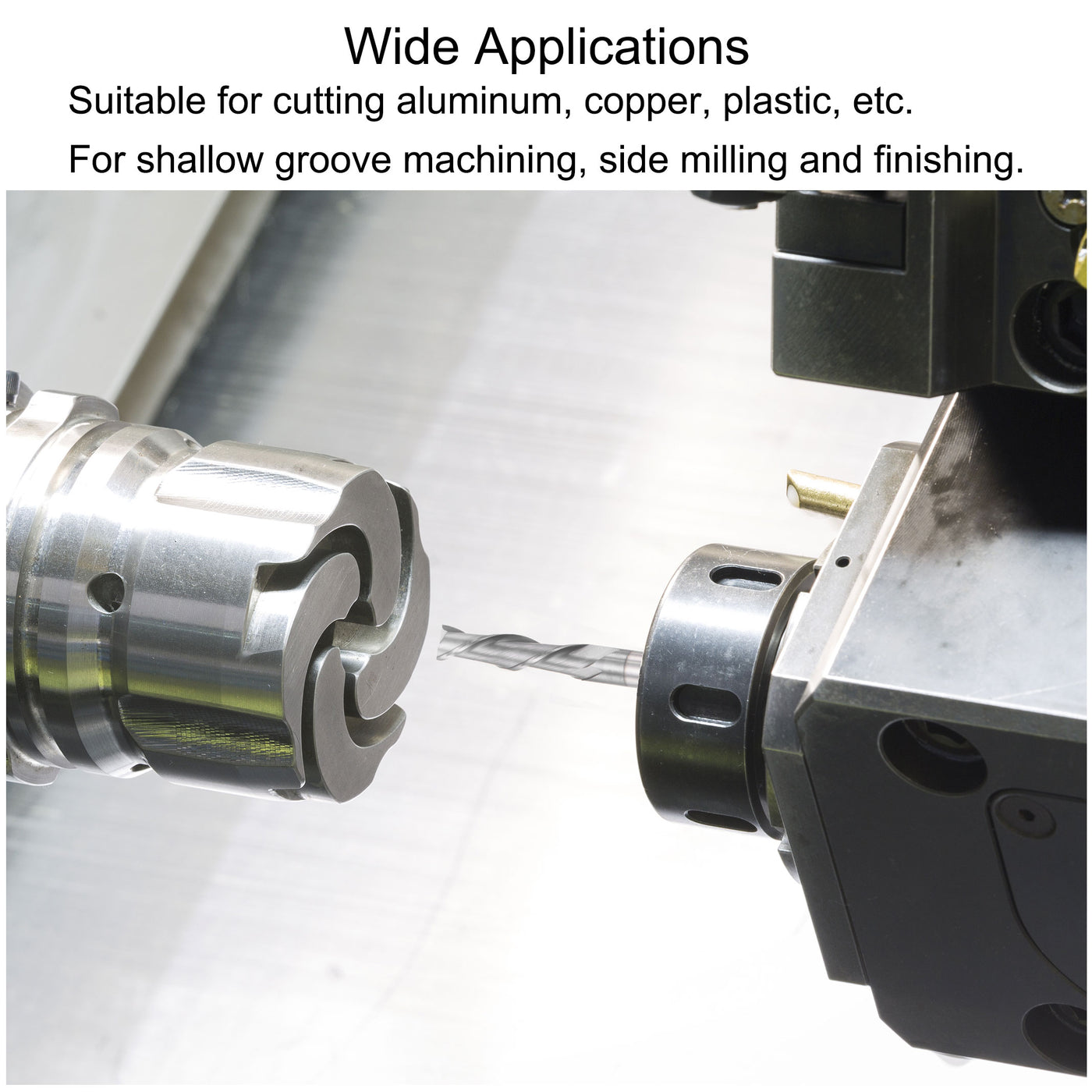Harfington Carbide Square Nose End Mill for Aluminum