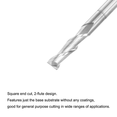 Harfington Carbide Square Nose End Mill for Aluminum