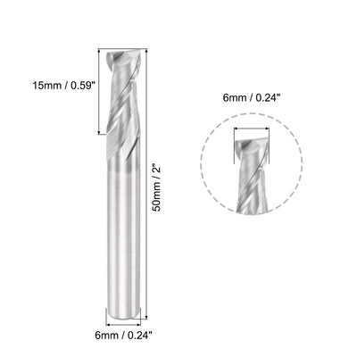 Harfington Carbide Square Nose End Mill for Aluminum