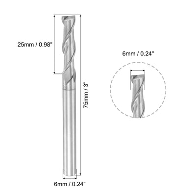 Harfington Carbide Square Nose End Mill for Aluminum