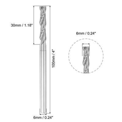 Harfington Carbide Square Nose End Mill for Aluminum