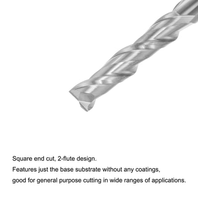 Harfington Carbide Square Nose End Mill for Aluminum