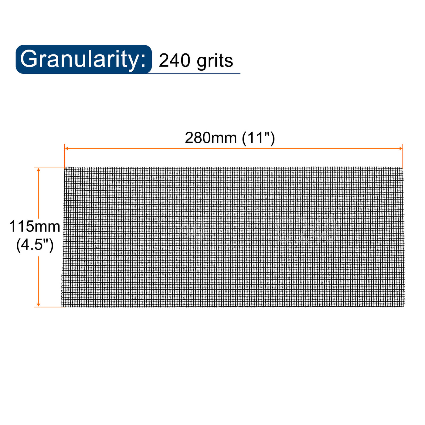 Harfington Mesh Sanding Sheets Dust Free Wet Dry Polishing