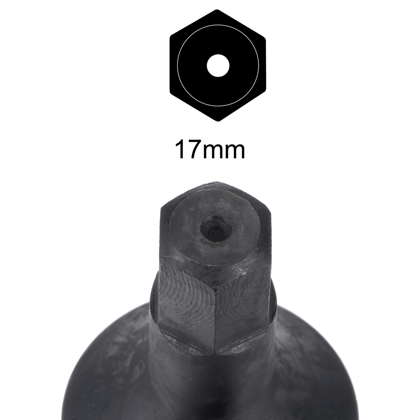 Harfington Impact Hex Bit Socket, High Carbon Steel Metric Sizes