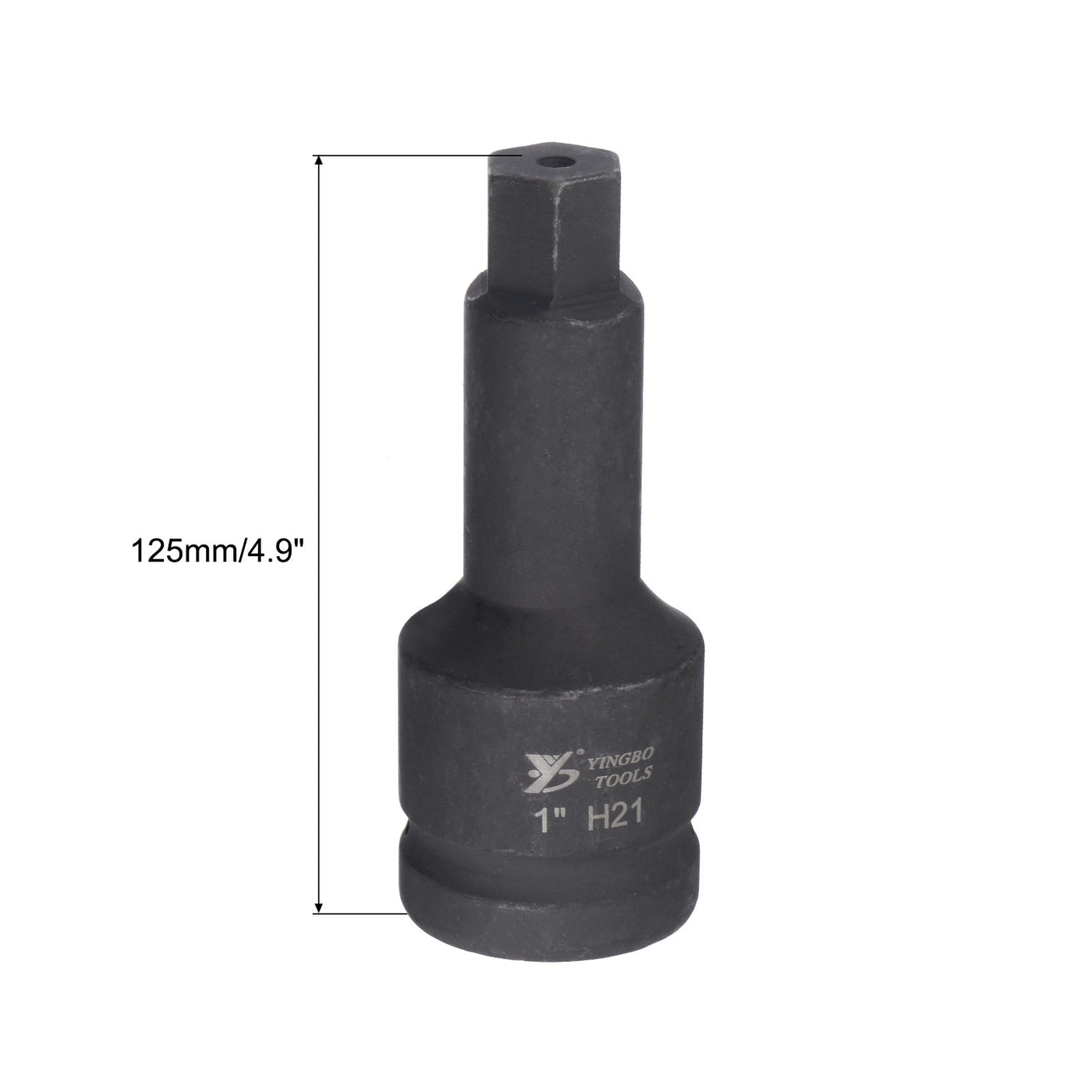 Harfington Impact Hex Bit Socket, High Carbon Steel Metric Sizes