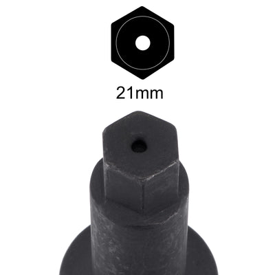 Harfington Impact Hex Bit Socket, High Carbon Steel Metric Sizes