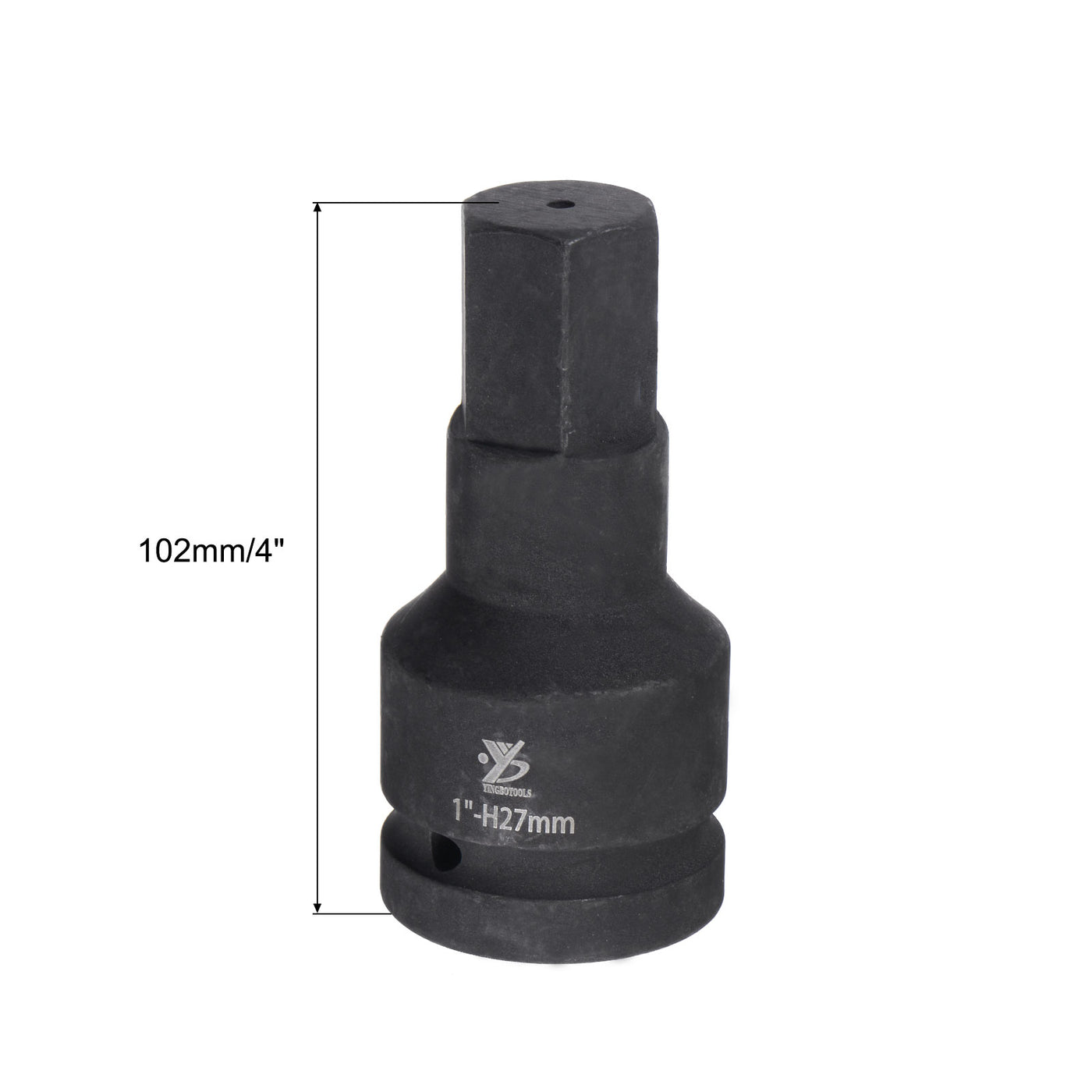 Harfington Impact Hex Bit Socket, High Carbon Steel Metric Sizes