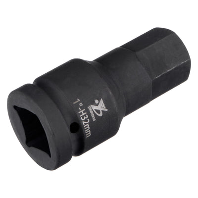 Harfington Impact Hex Bit Socket, High Carbon Steel Metric Sizes