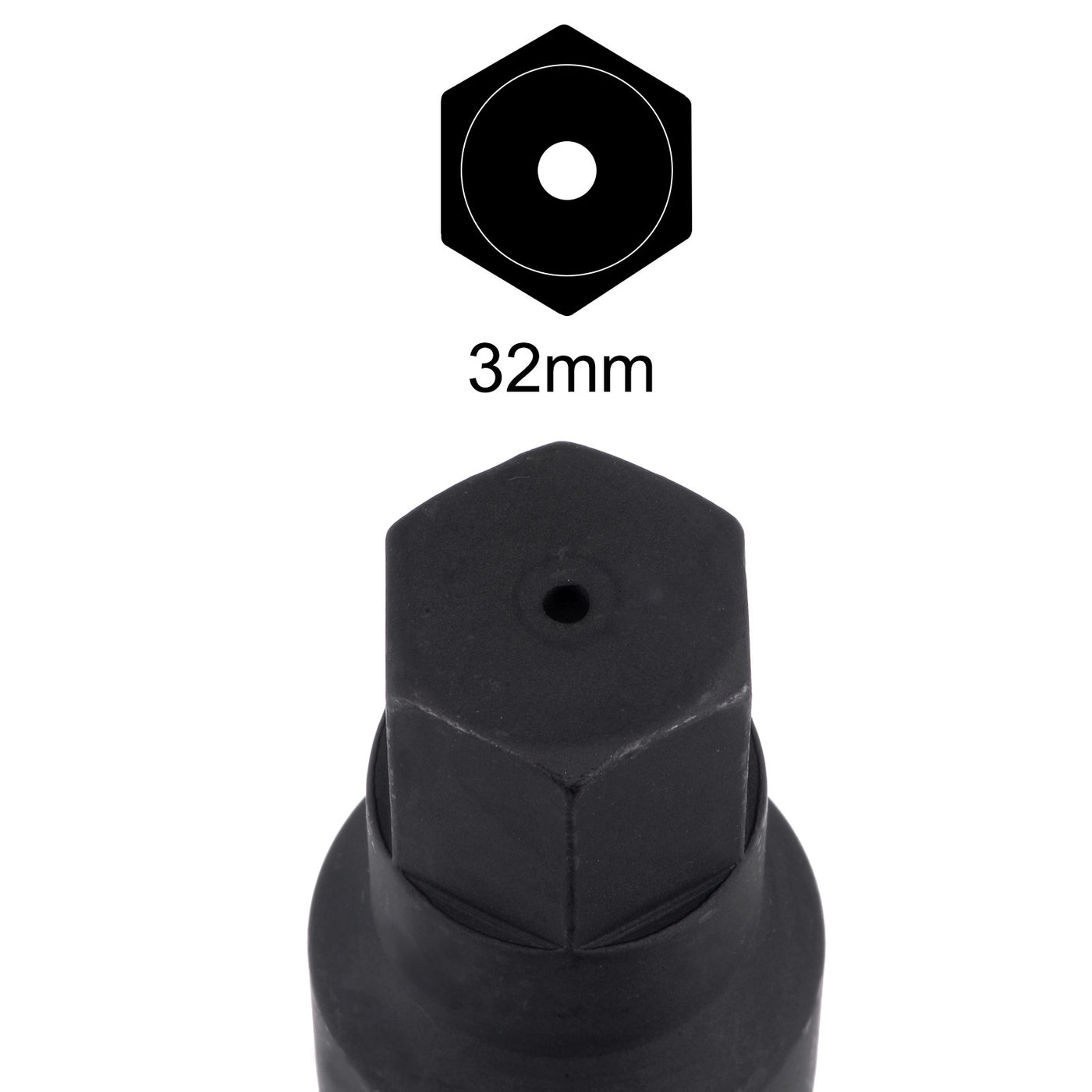 Harfington Impact Hex Bit Socket, High Carbon Steel Metric Sizes