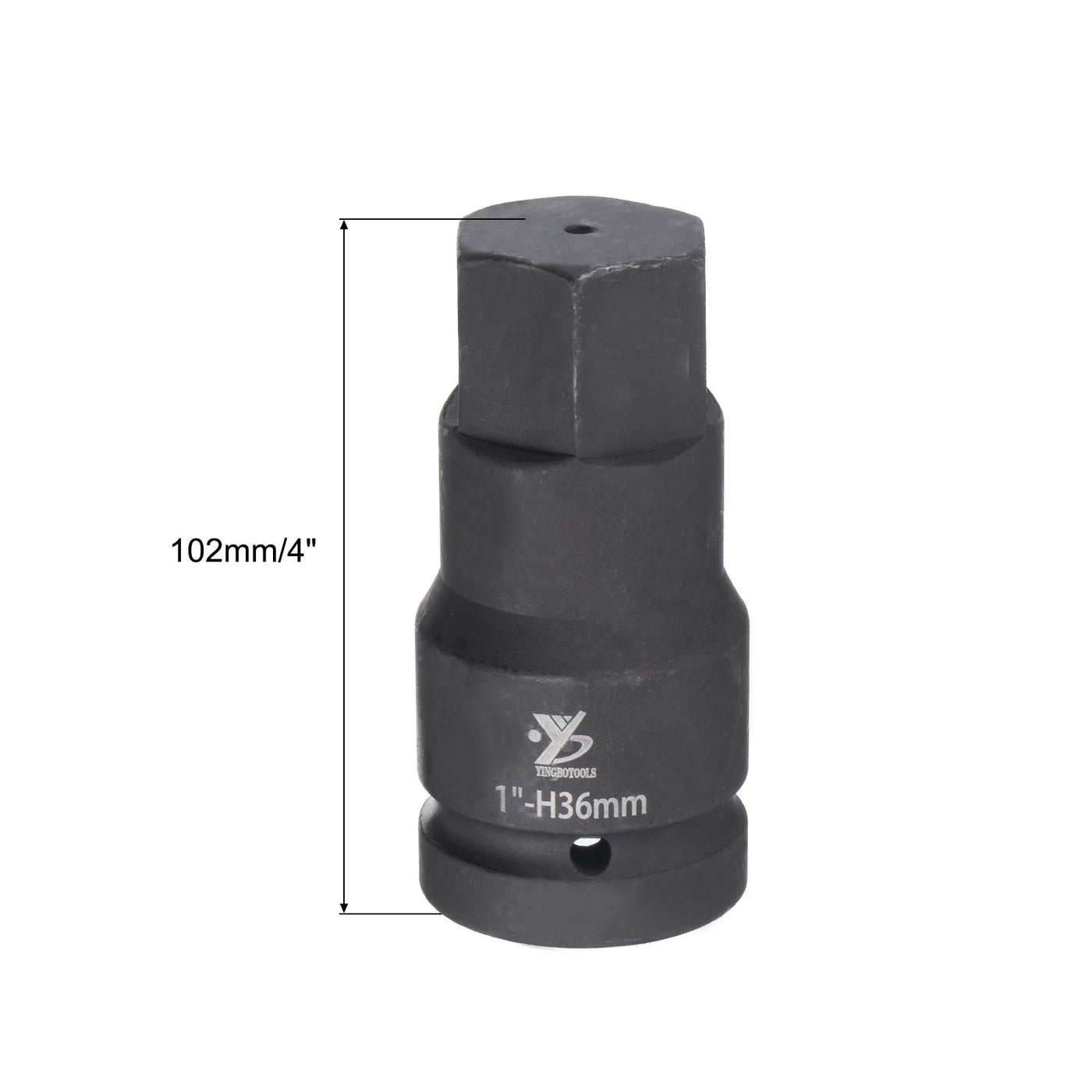Harfington Impact Hex Bit Socket, High Carbon Steel Metric Sizes
