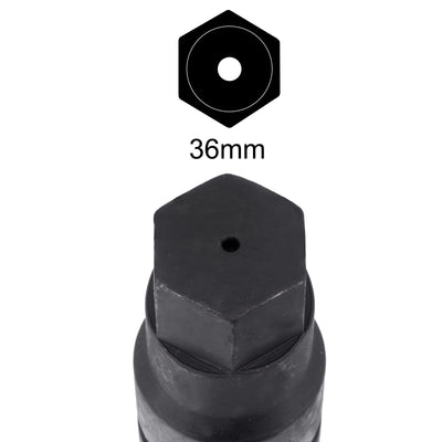 Harfington Impact Hex Bit Socket, High Carbon Steel Metric Sizes