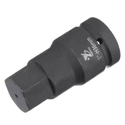 Harfington Impact Hex Bit Socket, High Carbon Steel Metric Sizes