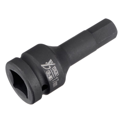 Harfington Impact Hex Bit Socket, High Carbon Steel Metric