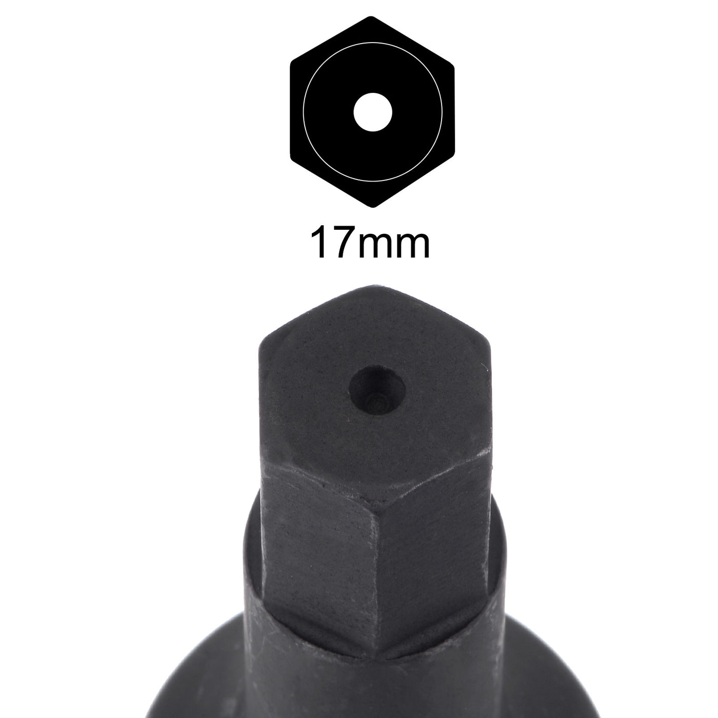 Harfington Impact Hex Bit Socket, High Carbon Steel Metric