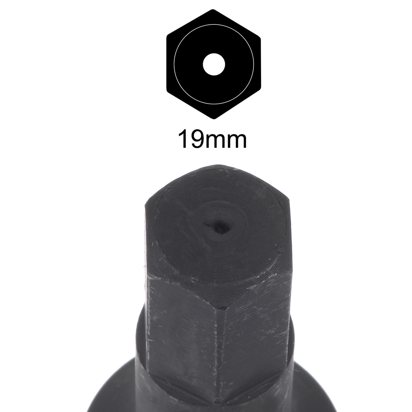 Harfington Impact Hex Bit Socket, High Carbon Steel Metric