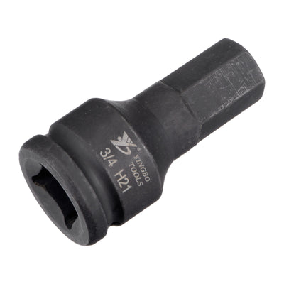 Harfington Impact Hex Bit Socket, High Carbon Steel Metric