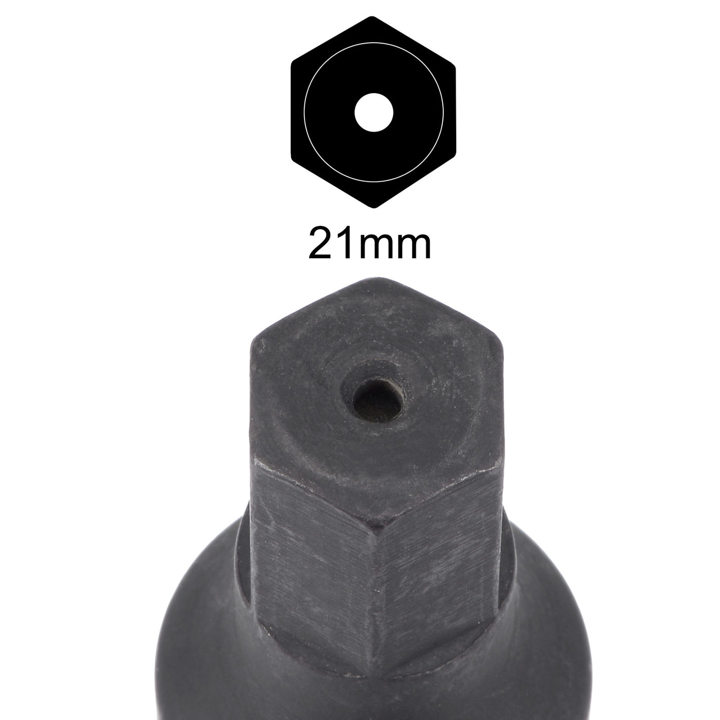 Harfington Impact Hex Bit Socket, High Carbon Steel Metric