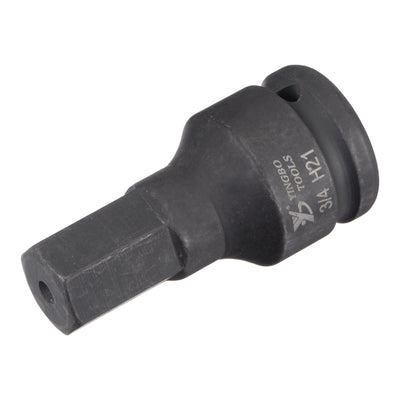 Harfington Impact Hex Bit Socket, High Carbon Steel Metric