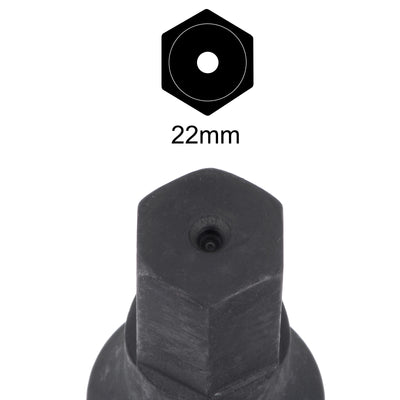 Harfington Impact Hex Bit Socket, High Carbon Steel Metric