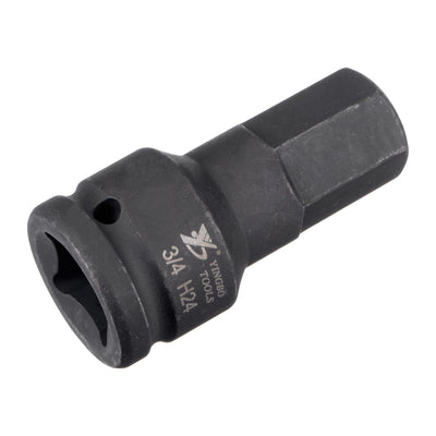 Harfington Impact Hex Bit Socket, High Carbon Steel Metric