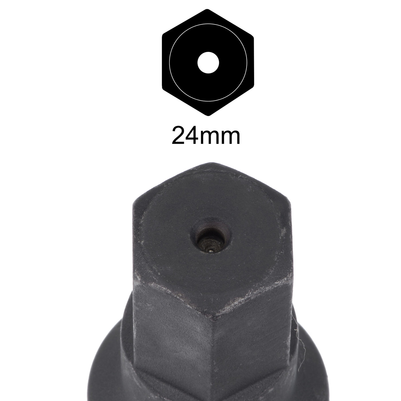 Harfington Impact Hex Bit Socket, High Carbon Steel Metric