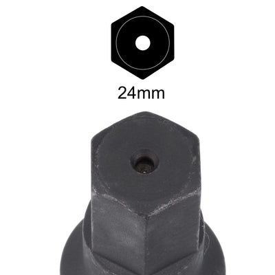Harfington Impact Hex Bit Socket, High Carbon Steel Metric