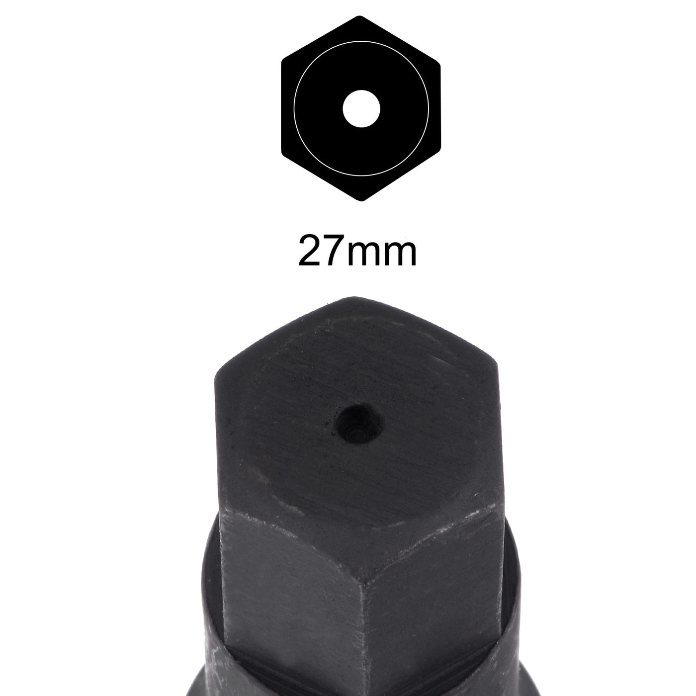 Harfington Impact Hex Bit Socket, High Carbon Steel Metric