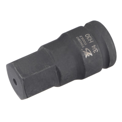 Harfington Impact Hex Bit Socket, High Carbon Steel Metric