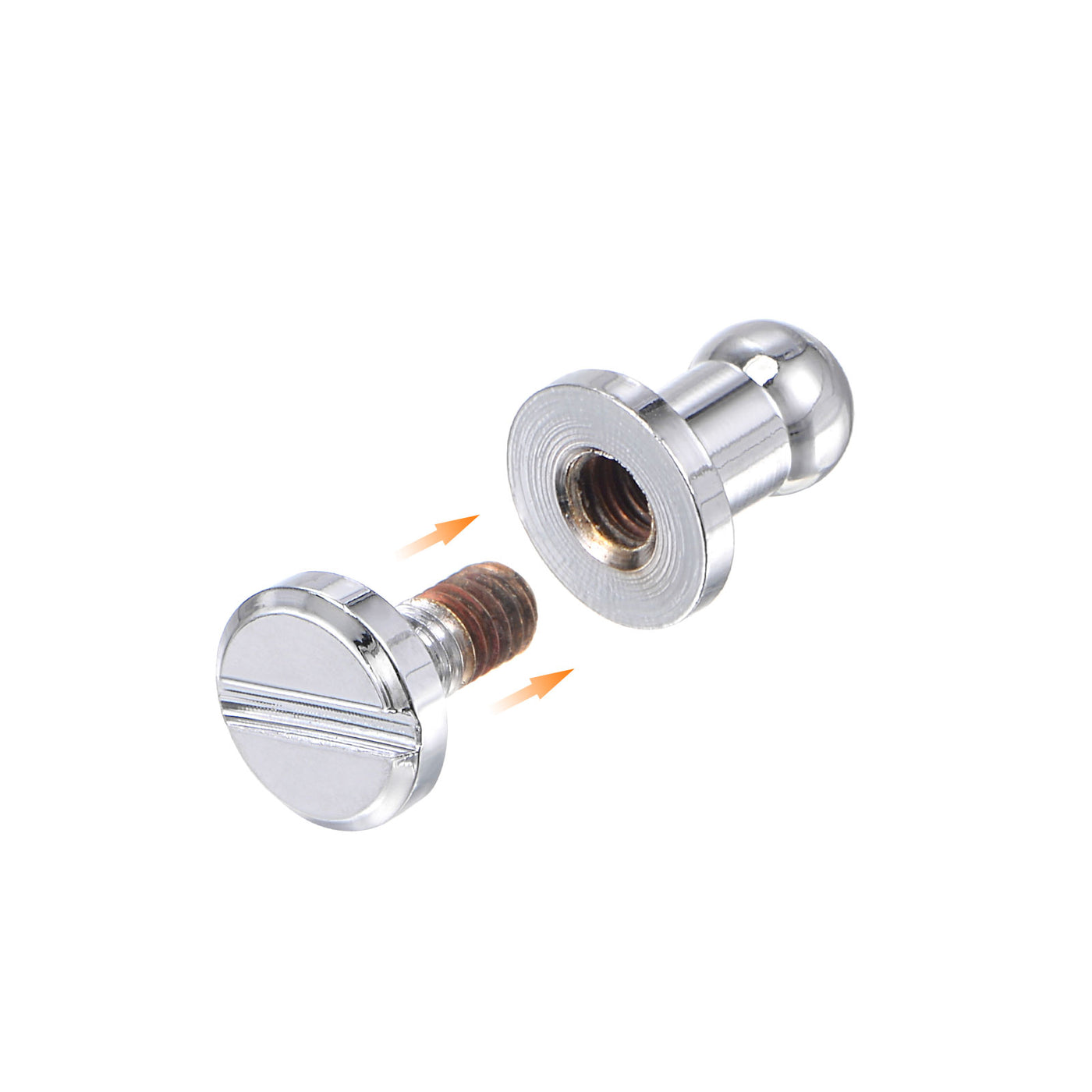 Harfington Brass Round Head Stud Screw Rivets