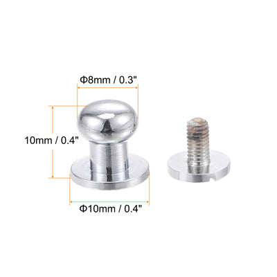 Harfington Brass Round Head Stud Screw Rivets
