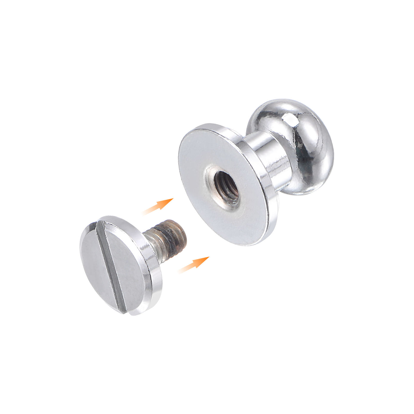 Harfington Brass Round Head Stud Screw Rivets