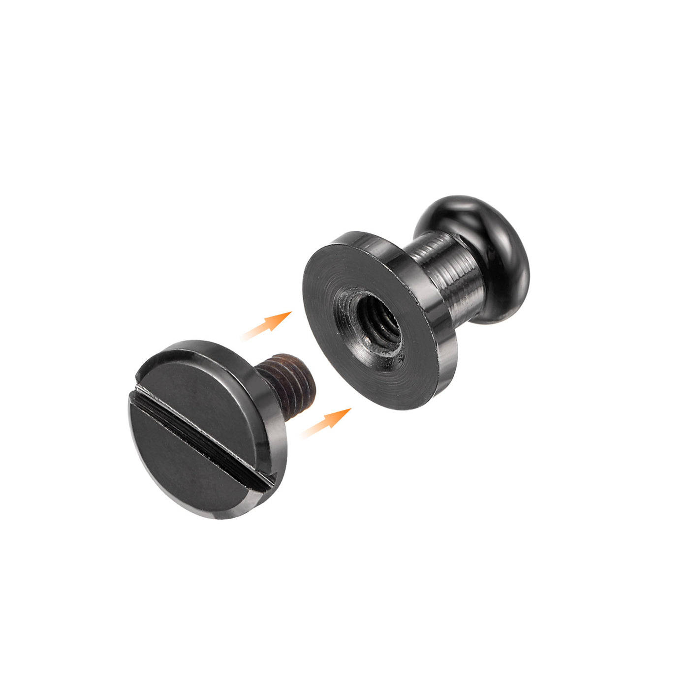 Harfington Brass Round Head Stud Screw Rivets