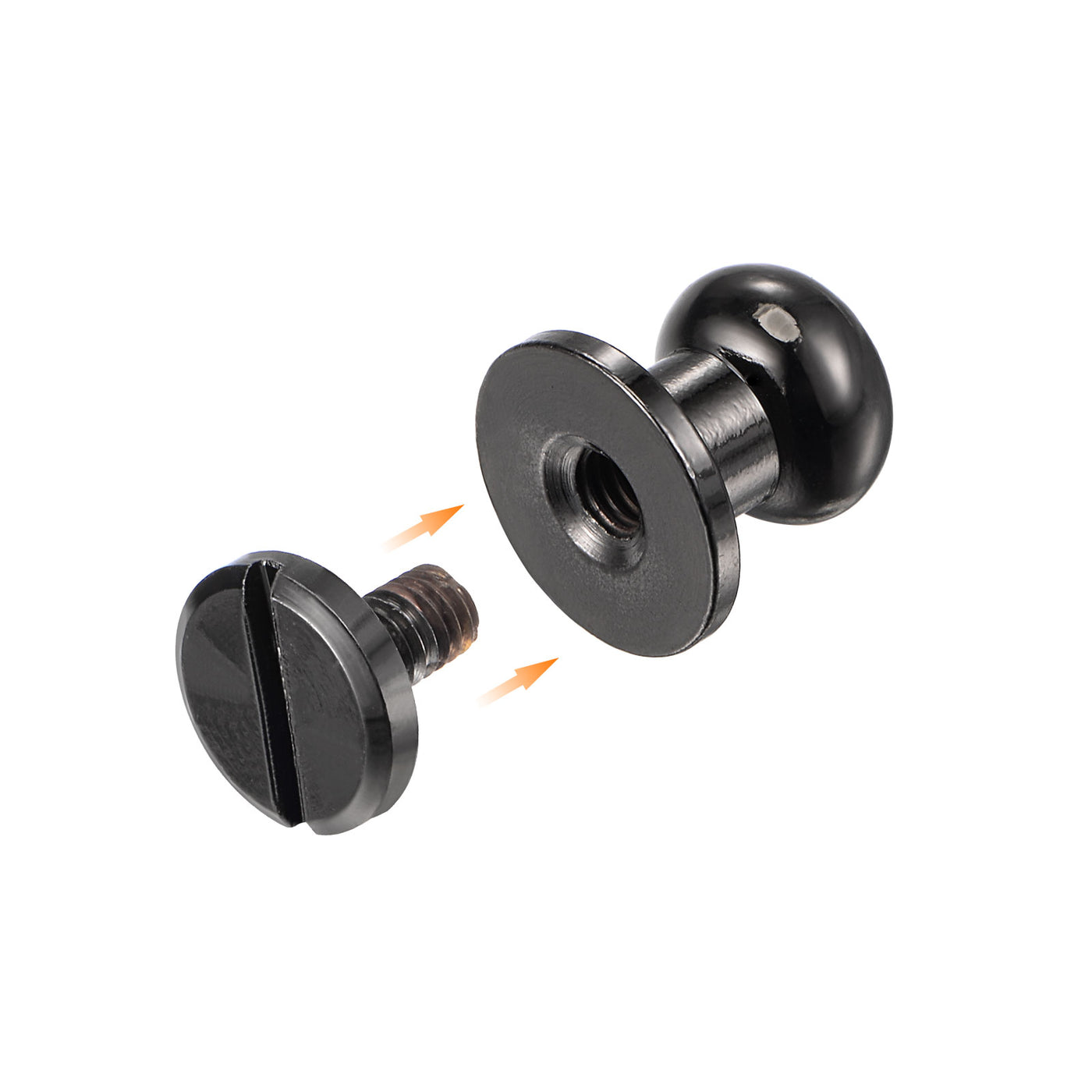 Harfington Brass Round Head Stud Screw Rivets
