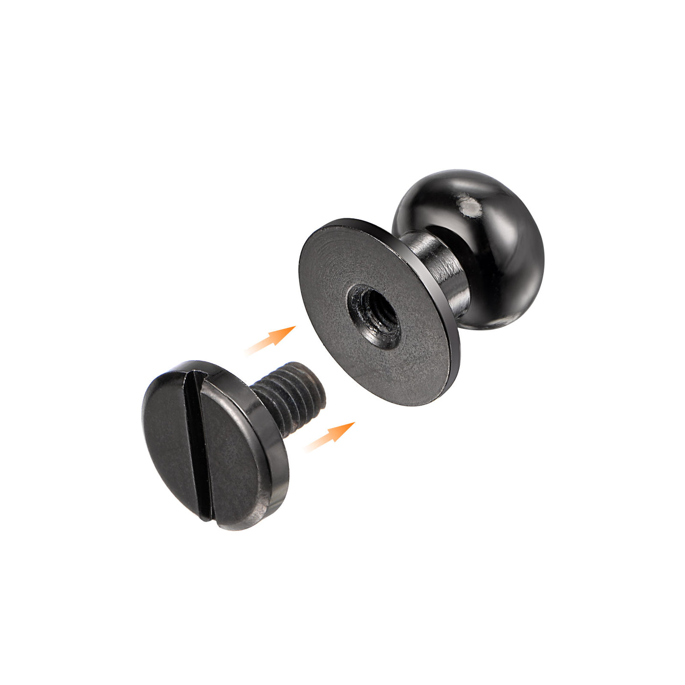 Harfington Brass Round Head Stud Screw Rivets
