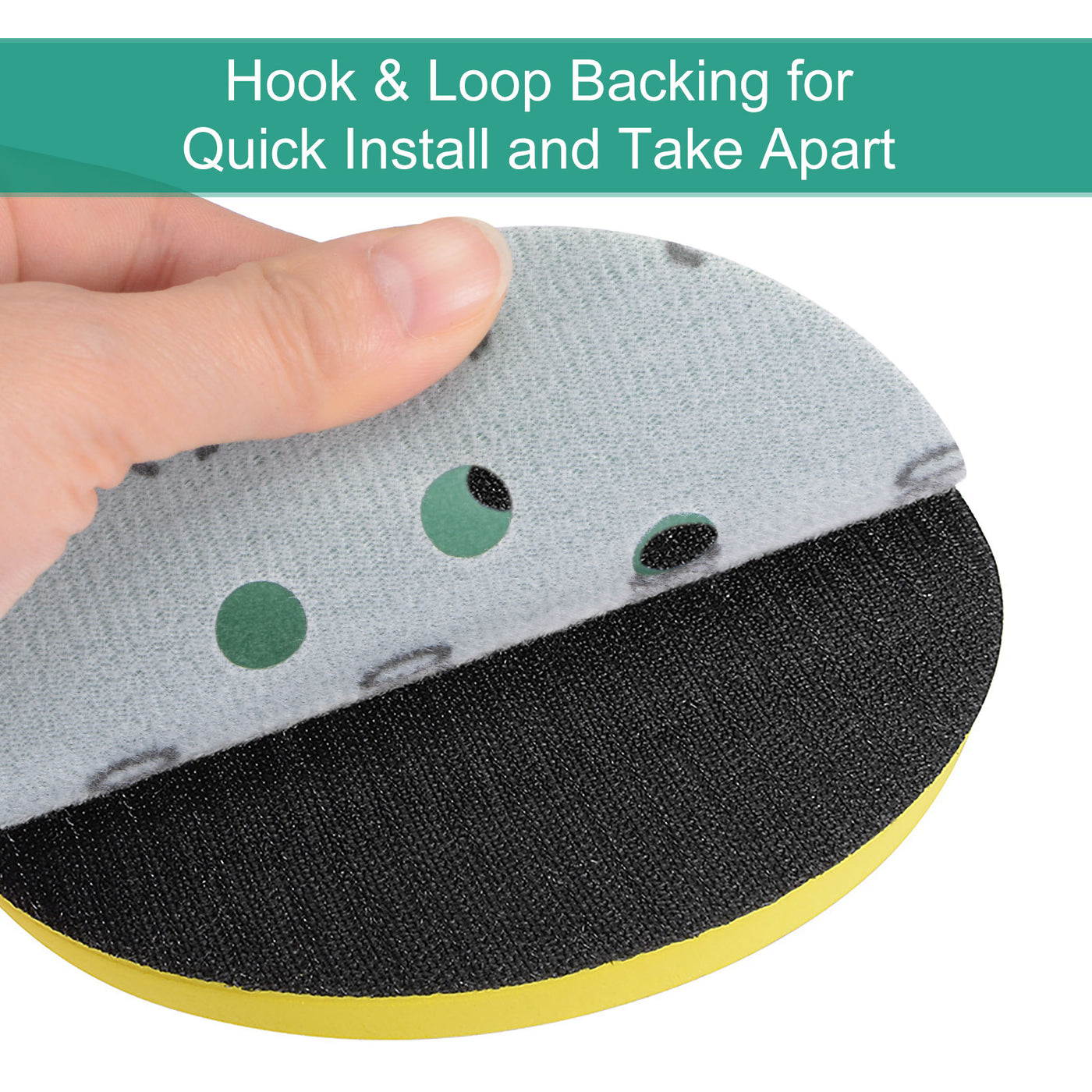 Harfington Film Sandpaper Hook Loop Sanding Disc