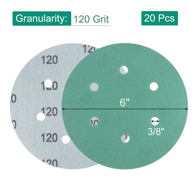 Harfington Sandpaper Hook Loop Backed Orbital Sanding Disc
