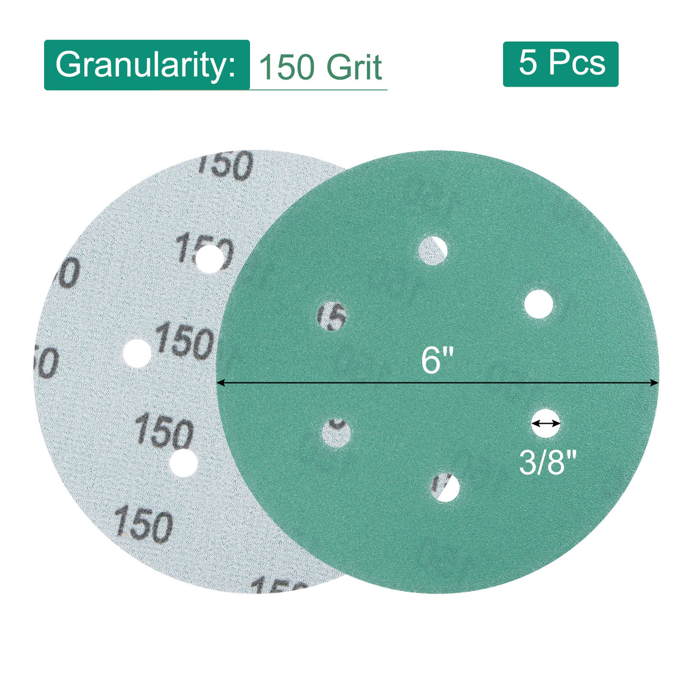 Harfington Film Sandpaper Random Orbital Sanding Disc