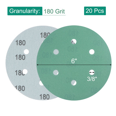 Harfington Sandpaper Hook Loop Backed Orbital Sanding Disc