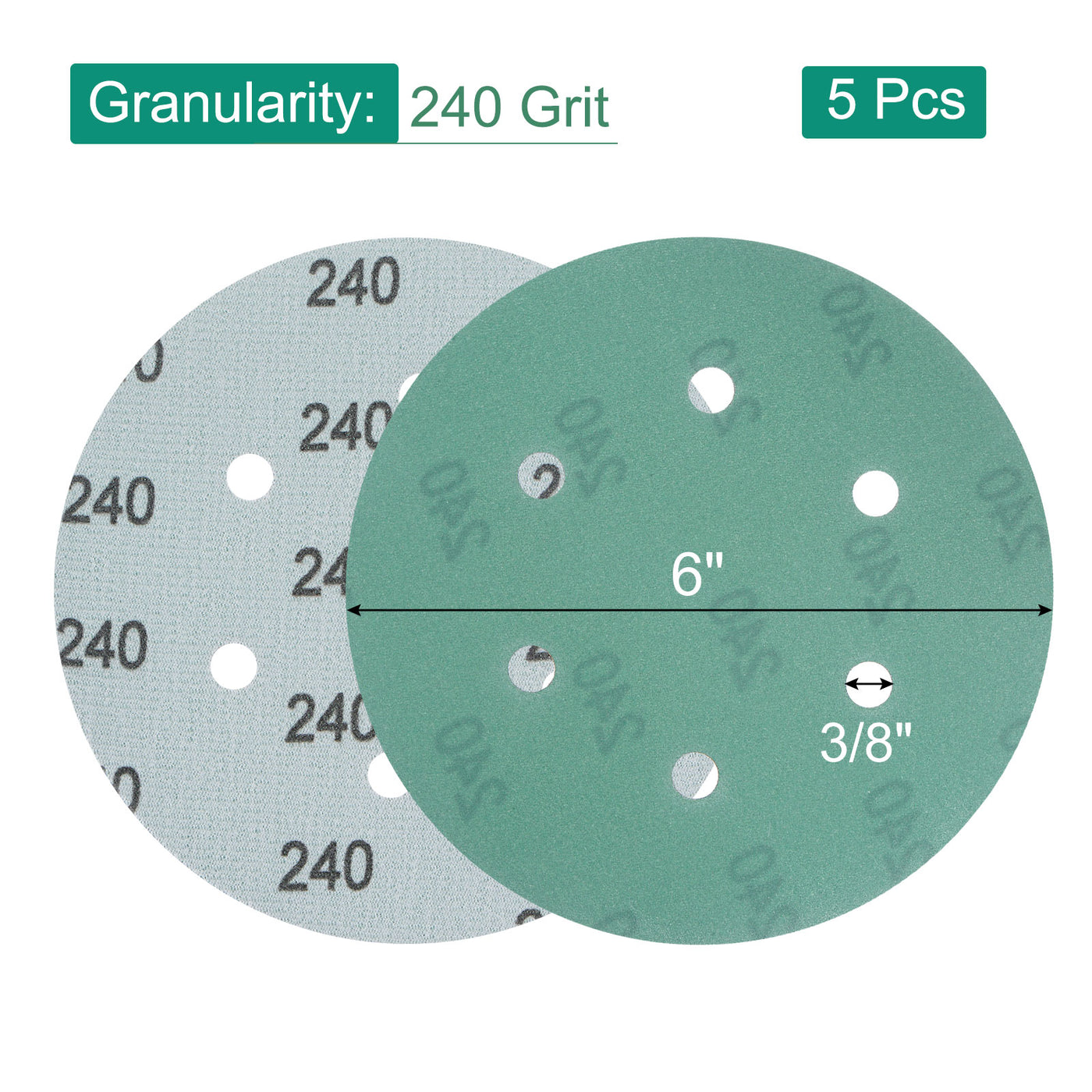 Harfington Film Sandpaper Random Orbital Sanding Disc