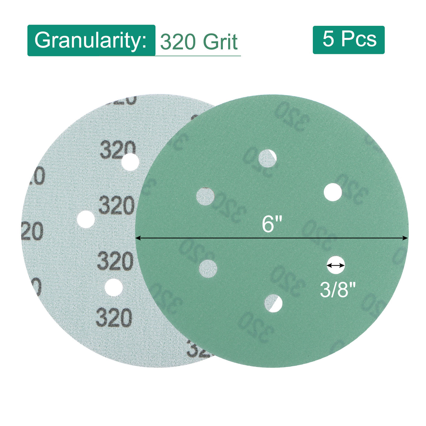 Harfington Film Sandpaper Random Orbital Sanding Disc
