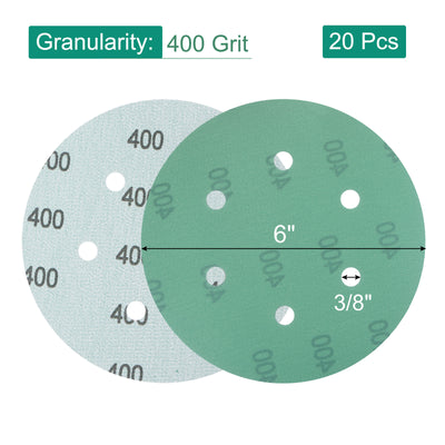 Harfington Sandpaper Hook Loop Backed Orbital Sanding Disc