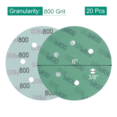 Harfington Sandpaper Hook Loop Backed Orbital Sanding Disc