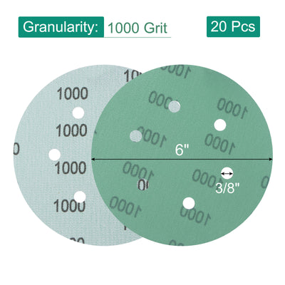 Harfington Sandpaper Hook Loop Backed Orbital Sanding Disc