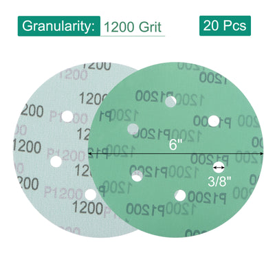 Harfington Sandpaper Hook Loop Backed Orbital Sanding Disc