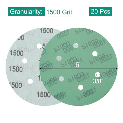 Harfington Sandpaper Hook Loop Backed Orbital Sanding Disc