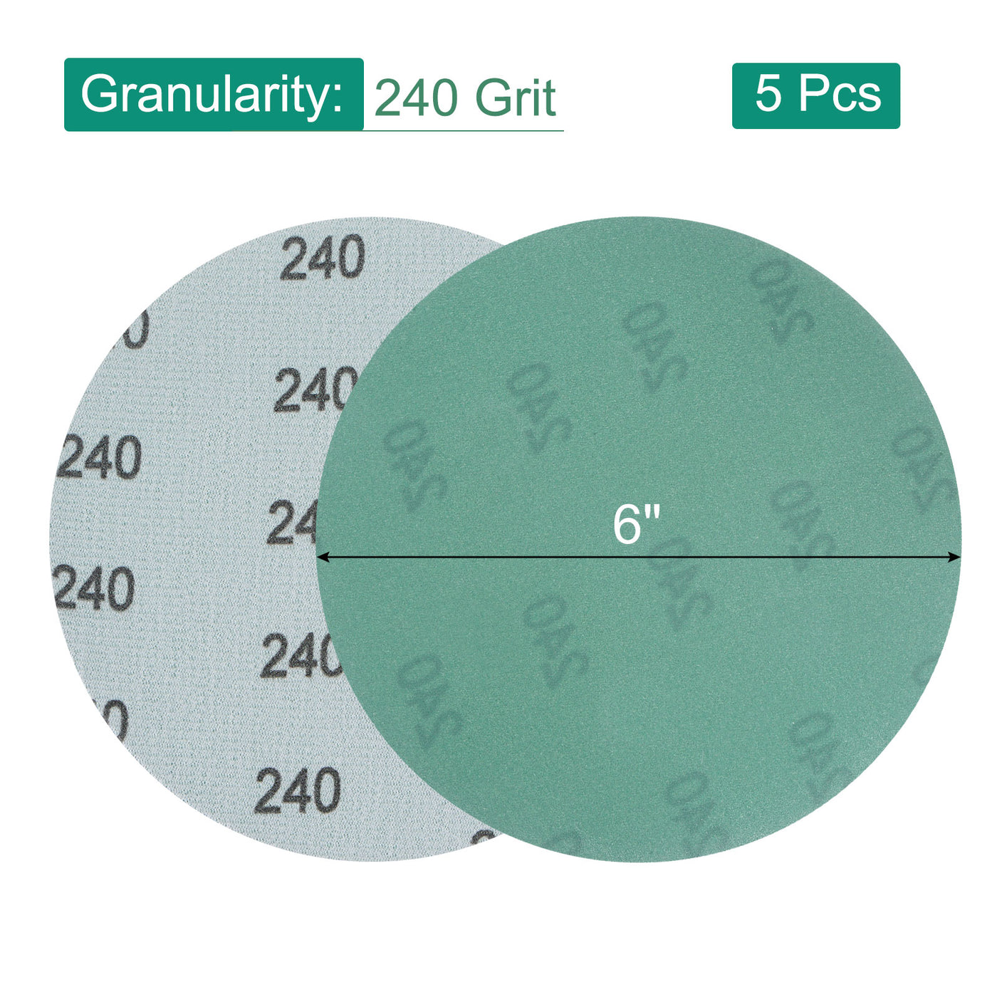 Harfington Film Sandpapers Hook Loop Orbital Sanding Disc